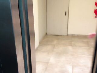 Nymphomaniac Flashed Herself Exposed in the Shower in Front of Her Neighbour and Invited Him to Vehement Sex - Katty West