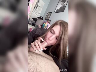 REAL TINDER DATE! See me deepthroat and get creampied