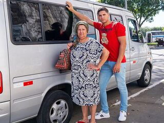 Corpulent 73 Years Old Granny Picked up for Booty Screwing