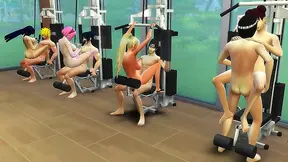 Girls Intimate Training Turns Hot Heated in Ninja Grove Seduction