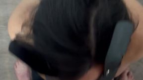 I need protein after the gym so I suck out every drop of cum from my boyfriend�s cock