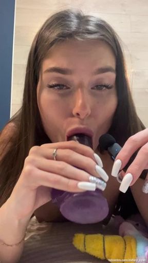 Dear, I shot my first ASMR blowjob video, leave a response in the form of a like or subscription and I will shoot this more often especially for you 😍💦