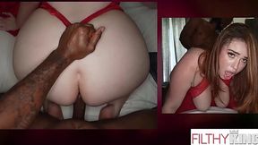 Phat MILF's Morning Sex with Her Blacc Boyfriend