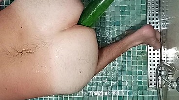 Zucchini in the ass lovers will definitely like this!