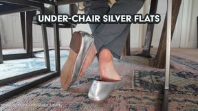 Under-Chair Silver Flats