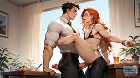 Transvestite Gluteus Maximus Sensation in a Sunlit Caf - the Greatest Femboy XXX Sex!