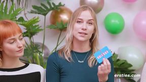 Dare Ring Game: Hot Lesbians Eat Each Other's Pussies & Finger Each Other's Wet Pussies