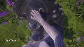 Sexo animado con vergas grandes