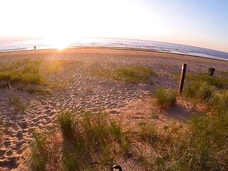 Teen Exploring Latvian Nudist Beach