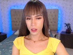 Awesome Shemale Loves To Strokes Her Hard Cock