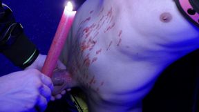 Happy Valentine's Day, nipple and wax play