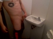 Bad boy piss in this bathroom sink