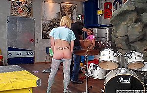 Behind the scenes with honey Rocco Siffredi