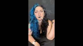 Smoking Encouragement Video Call: BBW Smoking Goddess Convinces You to Stay Addicted
