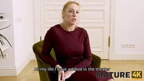 OLD4K Mature&#x2019;s Tight Pussy&#x270C; Enjoyed by Employer's Desire