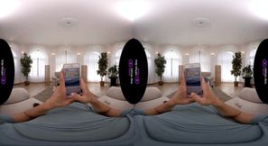 Blonde riding my ass in 5K VR surprise fuck