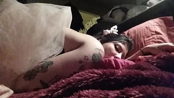 Tattoed asian teen fucked