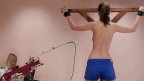 The SpankingMachine - Charlotte bare back whip