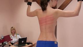 The SpankingMachine - Charlotte bare back whip