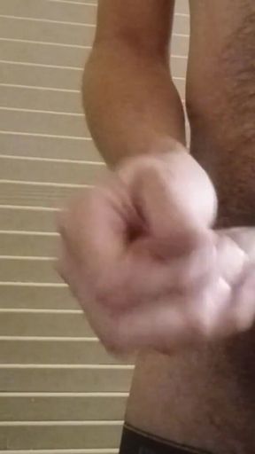 Morning masturbation cum