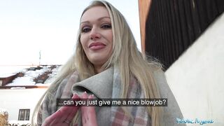 Public Agent Sexy Busty Cougar Housewife Amber Jayne Sucks and Fucks