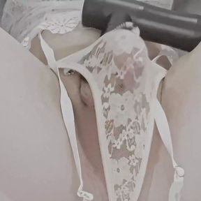 Cumming in my white panties