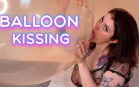 Transparent Balloon Kissing