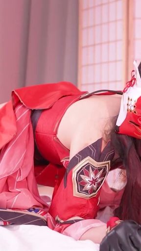 Sex machine Honkai StarRail Sparkle cosplayer get Fucked, hentai japanese shemale cosplay 9   Clip 1