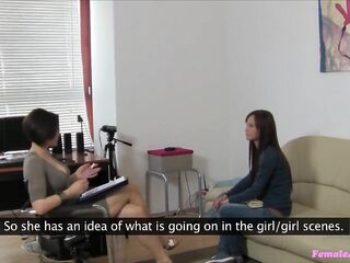 Female Agent - Hesitant Jessy Taylor Watches an Agent Masturbate & Tries an Indoor Sex Toys Shoot