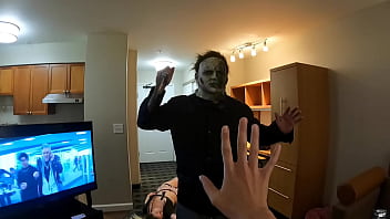 Halloween XXX 2022:  Michael Myers Finally Bangs Sexy Teen Laurie Strode&#039_s Tight Pussy