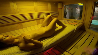 Steamy Sauna Seduction: Big Booty Girl Gets Pounded Hard