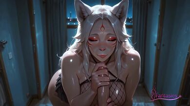 AI Animated - Sex between a canine-looking couple