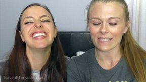 Mouth Comparison - Karly Salinas & Kitty Quinn - 720 WMV HD