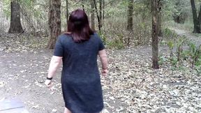 sexy bbw fucked in the woods - full