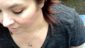 sexy bbw fucked in the woods - full