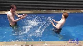 Naked in The Pool Before Sex