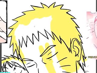 Naruto Sucking Luffy Giant Ramrod Deepthroat - Intensive Homo Oral-sex Close Up