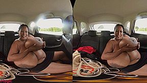 VR180 3D - A Big Boobs Car Ride for Super Busty Pam (Clip No 2925 - wmv version)