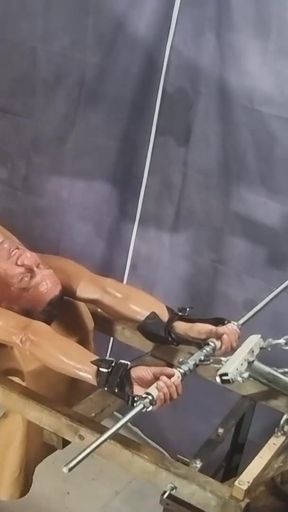 Unforgettable moment from &quot;Lady Liana&#039;s CBT and Fetish Play with Martin on the Rack&quot;