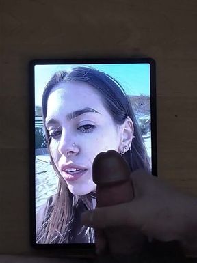 hot insta girl cum