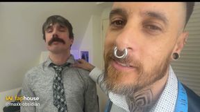 Custom Fitted Stepdaddy Tailor Breaks in His Pup