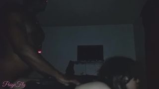 BIG BLACK COCK POSSESSES SISSY CD WITHOUT A CONDOM AS SHE WHINGES