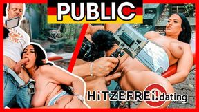 MILF Zara MENDEZ banged in the middle of Berlin!