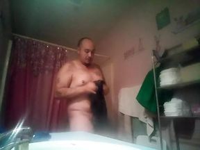 Recording me while I shower