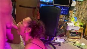 Hot Asian StepMom Sucks Deep With No Hands