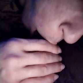 I give my BBC boyfriend a hot blowjob