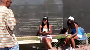 monica foster and rane revere share justin long s bbc threesome