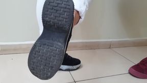 Wild Girls Use Their Dirty Feet To Torture A Chubby Sleepy Babe