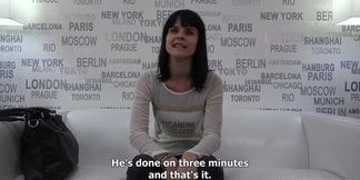 Czech teen Katka gets cast and fucked hard