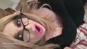 CD Krissy Sweets in heels and fishnets